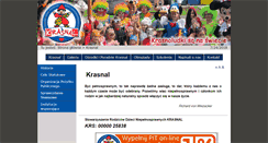 Desktop Screenshot of krasnal.org.pl